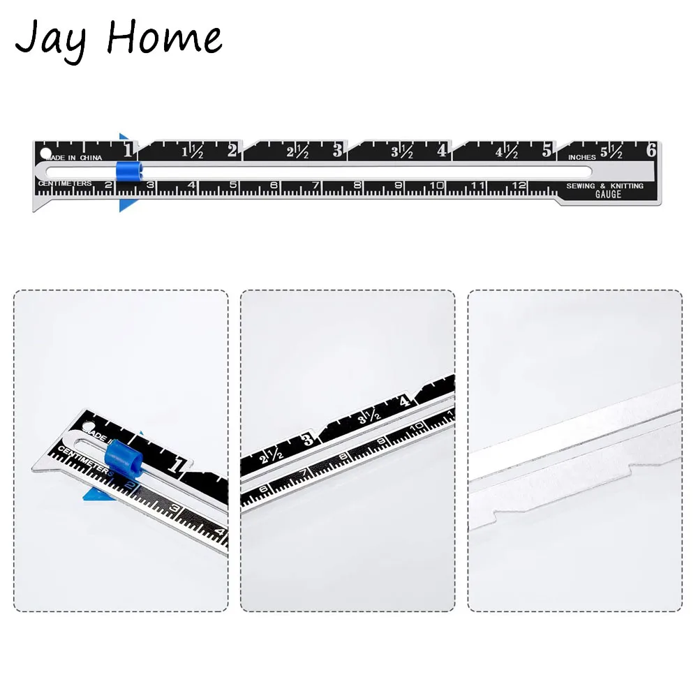 2/4PCS Sliding Gauge Sewing Me - Sewing Gauge Ruler 评论和价格
