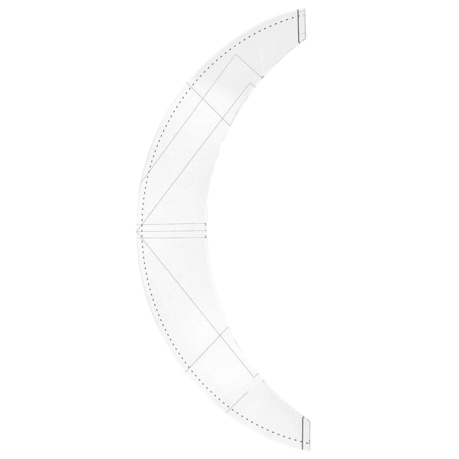 Multifunctional Acrylic Patchw - Sewing Gauge Ruler 评论和价格